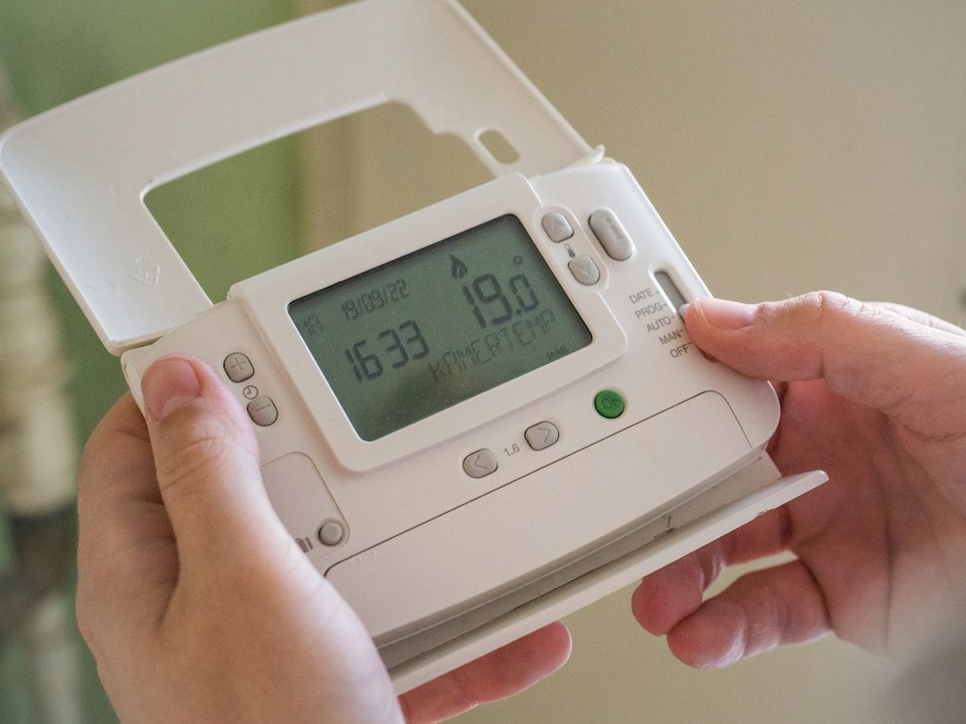 Household energy meter showing energy usage