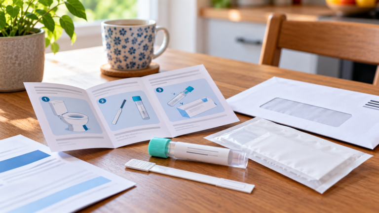 bowel cancer screening kit image